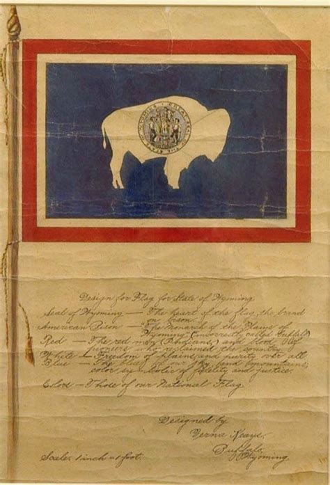 100 Years Ago Today: Wyoming Flag Adopted | Wyoming State Library