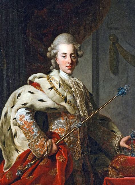 Portrait of King Christian VII of Denmark Painting | Alexander Roslin ...