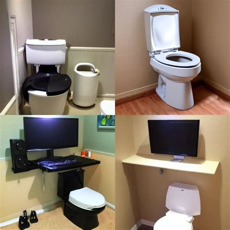 gaming setup with toilet instead of chair | Stable Diffusion | OpenArt