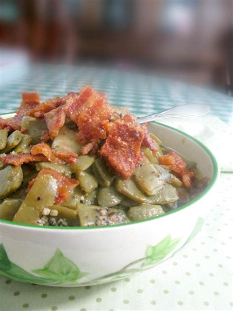 Seasoned Flat Italian Green Beans Southern Style