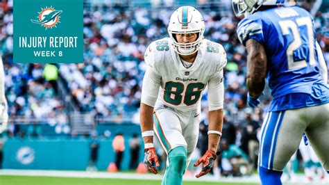 Injury Report: Week Eight | Dolphins at Texans