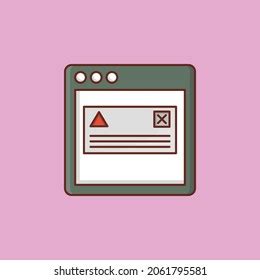 Warning Vector Illustration On Transparent Background Stock Vector (Royalty Free) 2061795581 ...