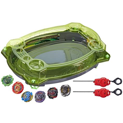 Beyblade Burst QuadDrive Collision Nebula Battle Set Game -- Beystadium, 2 Toy Tops and 2 ...