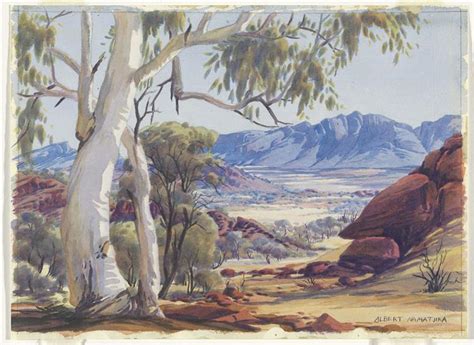 Untitled (Landscape), 1955 - Albert Namatjira - WikiArt.org