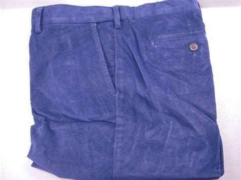 Lands' End Men's Traditional Fit, Fine Wale Plain Front Corduroy Dress Pants | eBay