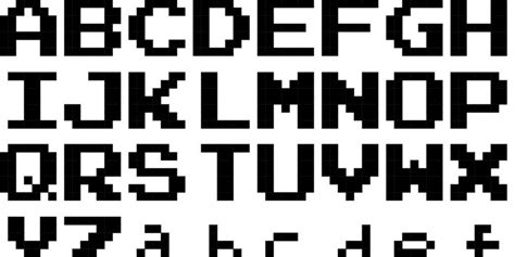 Nintendo NES Font | Game font, Video game font, Pixel font