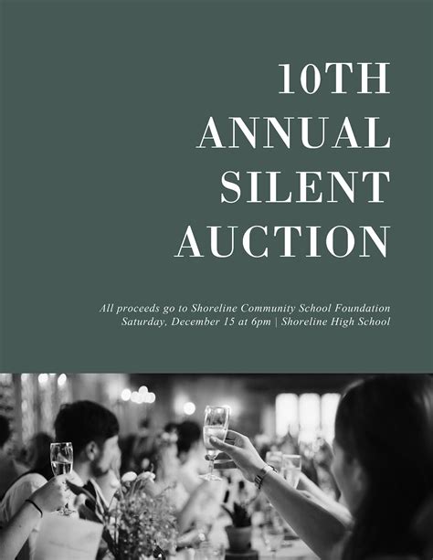 10th Annual Silent Auction Template | PicMonkey Templates