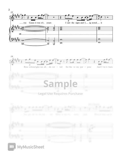 Selena Gomez Lose You To Love Me Piano & Vocal PDF music sheet Sheets