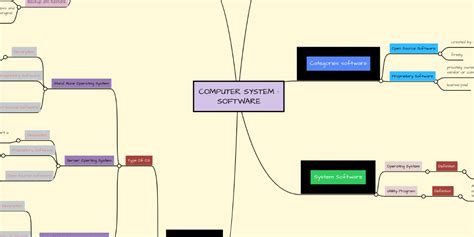 COMPUTER SYSTEM : SOFTWARE | MindMeister Mind Map