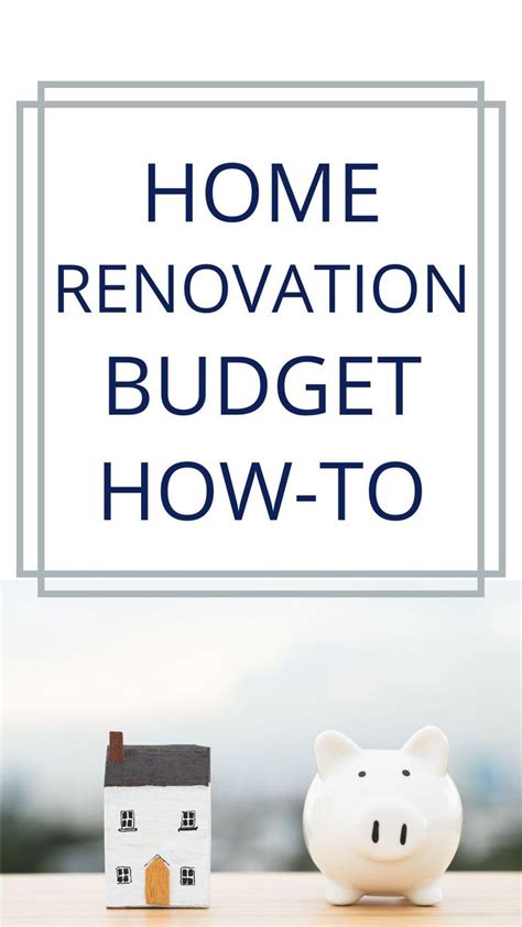 Home Renovation Budget how-to | Renovation budget, Budgeting, Home renovation