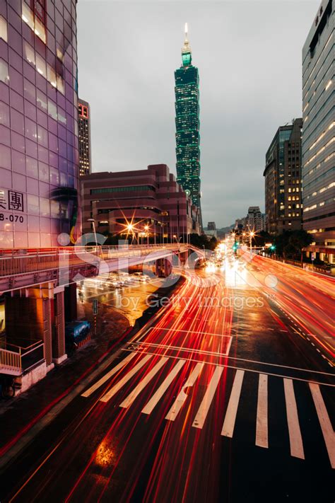 View Of Taipei 101 At Night, Taiwan Stock Photo | Royalty-Free | FreeImages