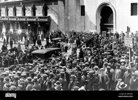 Wall Street Stock Market Crash, 1929 Stock Photo - Alamy