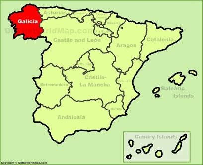 Galicia Maps | Spain | Maps of Galicia