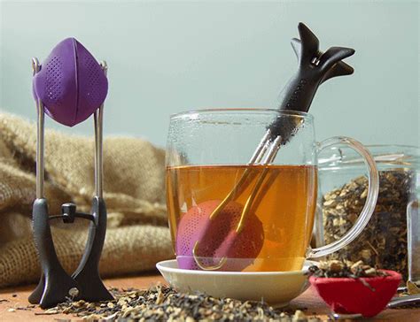 This squeezable silicone tea infuser makes tea time easier than ever