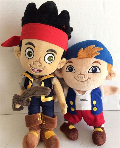 Disney Jr. Jake and The Neverland Pirates Plush Cubby and Jake CUTE #Disney | Disney junior ...