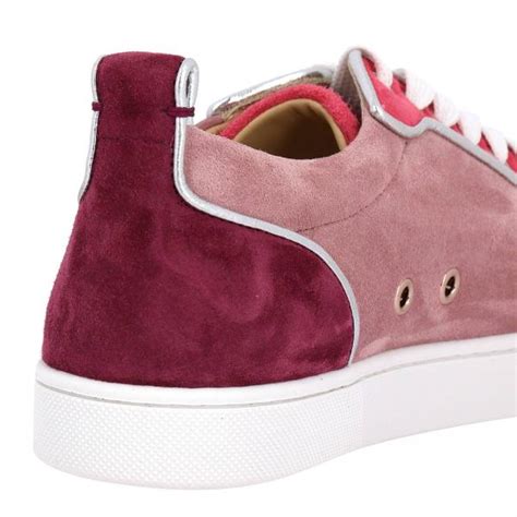 CHRISTIAN LOUBOUTIN: Shoes women - Pink | Sneakers Christian Louboutin ...