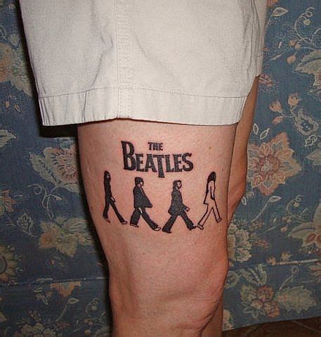 The Beatles - Abbey Road | Beatles tattoos, Picture tattoos, The beatles