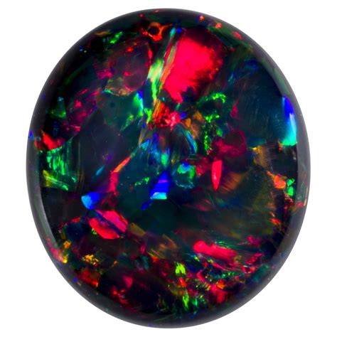 Cts Australian Black Opal Solid Stone, Lightning Ridge ...