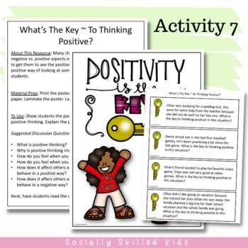 Social Emotional Learning Activities for Promoting A Positive Mindset