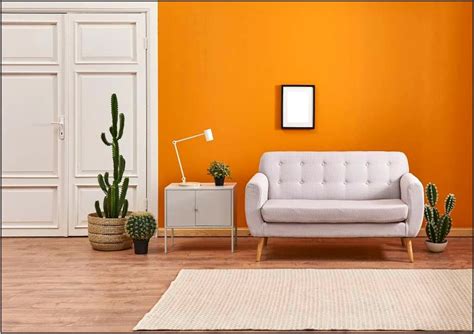 Orange Paint Colors For Living Room - Living Room : Home Decorating ...