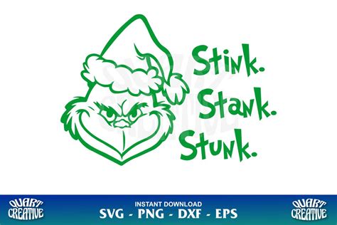 Stink Stank Stunk Grinch SVG - Gravectory