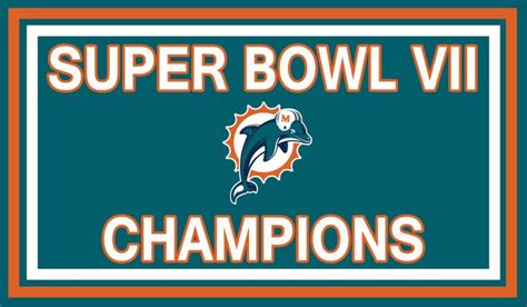 Super Bowl VII Champions by FJOJR on deviantART | Super bowl, Dolphins football, 1972 miami dolphins