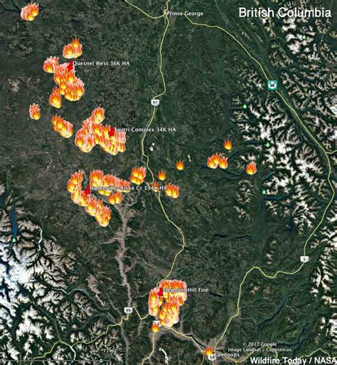 Over 100 active wildfires in British Columbia - Wildfire Today