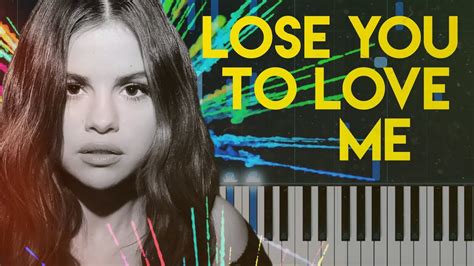 Selena Gomez - Lose you to love me | Piano Accompaniment/Tutorial Chords - Chordify