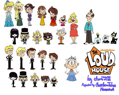 the loud house female and male | Loud house characters, The loud house ...