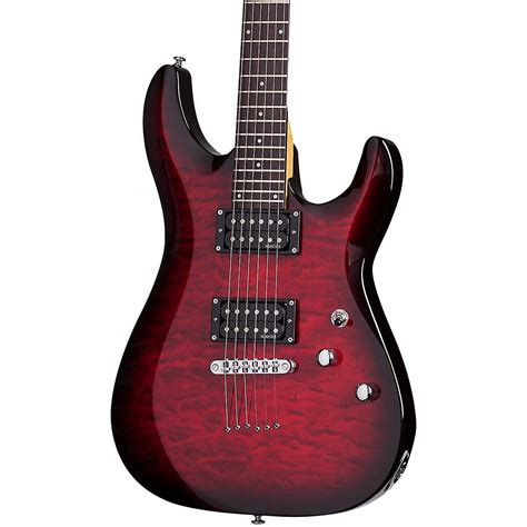 Schecter Guitar Research C-6 Plus Electric Guitar Transparent Cherry Burst | Musician's Friend