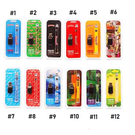 Backwoods COOKIES SLIM PEN TWIST BATTERY 1100mAh Pre Heating Adjustable ...