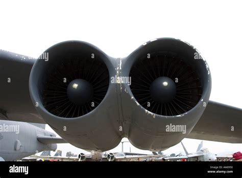 United States Air Force Boeing B 52H Stratofortress Engine Detail Stock Photo - Alamy