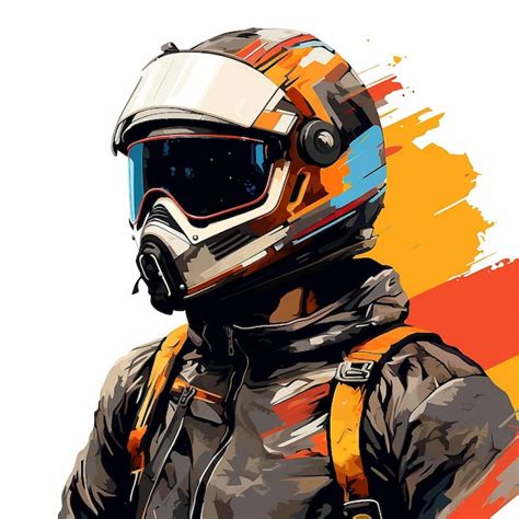 Premium AI Image | racing helmet background