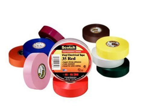 3M SCOTCH COLOR CODING VINYL ELECTRICAL TAPE 35, 3/4 x 60 , 7.5 Mil ...