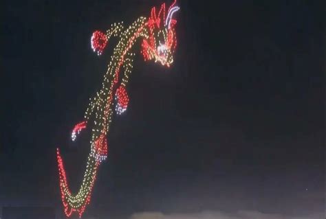 Wait, What? Viral Video Shows ‘Drone Dragon’ In China Sky, Netizens Amazed