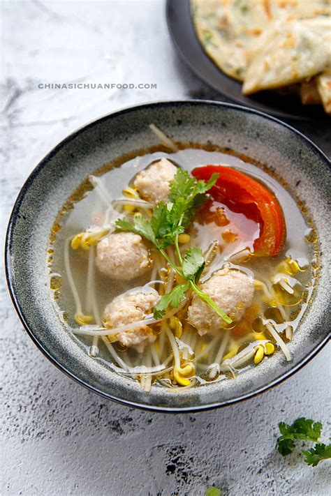 Bean Sprouts Soup with Meatballs | China Market Advisor