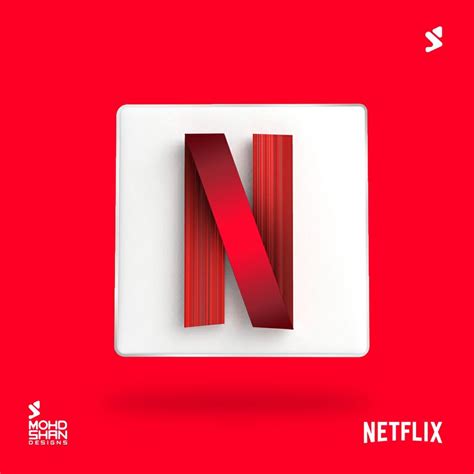 the netflix logo is shown on a red and white square with an arrow in it