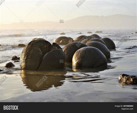 Moeraki Boulders, New Image & Photo (Free Trial) | Bigstock