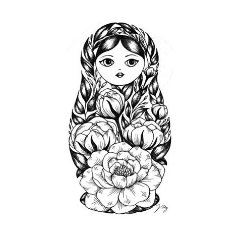 Check out this awesome 'Floral+Matryoshka' design on @TeePublic ...