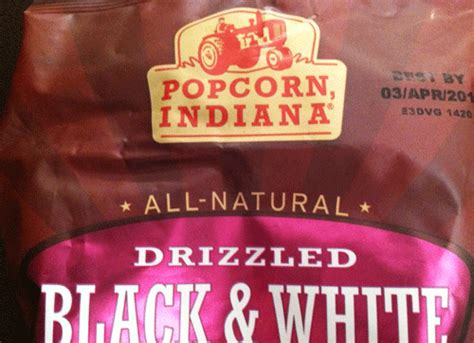 Popcorn, Indiana Drizzled Black & White Kettle Corn & Throwing Money ...