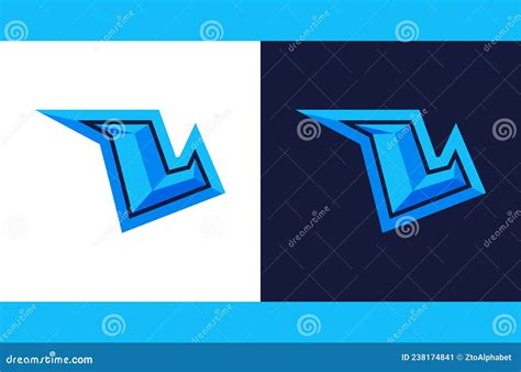 Esport Logo Gamer Letter L Logotype Stock Vector - Illustration of ...