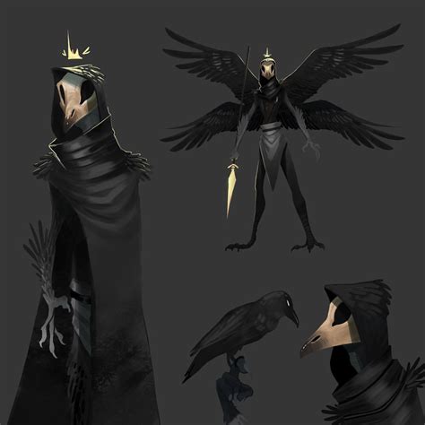 King Crow, full spread character design.... - alex braun