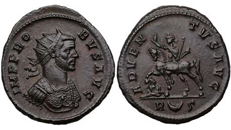 SOLD : Probus, 276-282 AD, Silvered Antoninianus, Adventus, struck 279 AD | Ancient Coin Traders