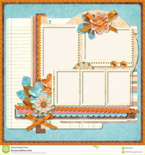 Scrapbook Online Free Templates Of Retro Family Album 365 Project ...