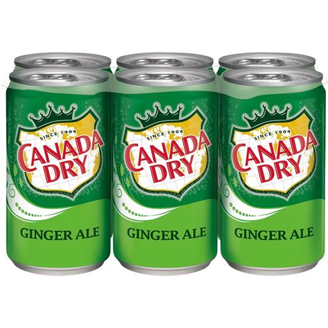 Canada Dry Ginger Ale, 7.5 fl oz cans, 6 pack - Walmart.com