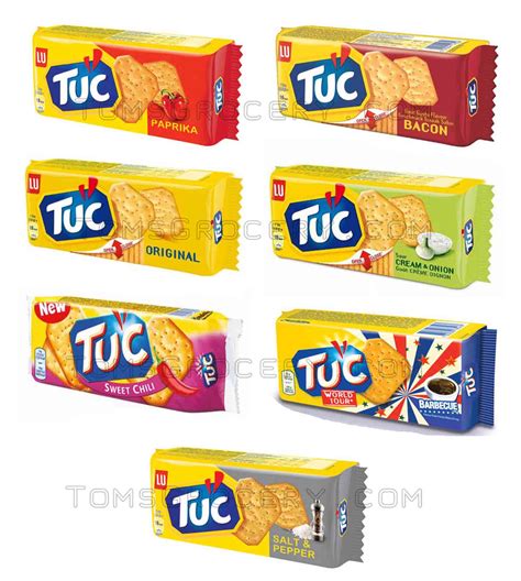 LU Crackers TUC PAPRIKA / ORIGINAL / BACON / BARBECUE / Chili Flavors ...