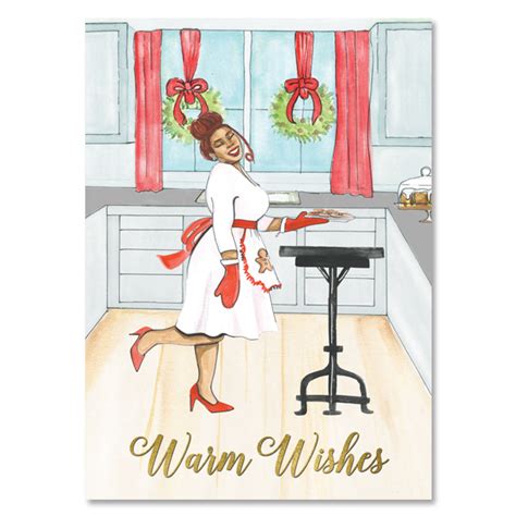 Warm Wishes African American Christmas Cards-C952