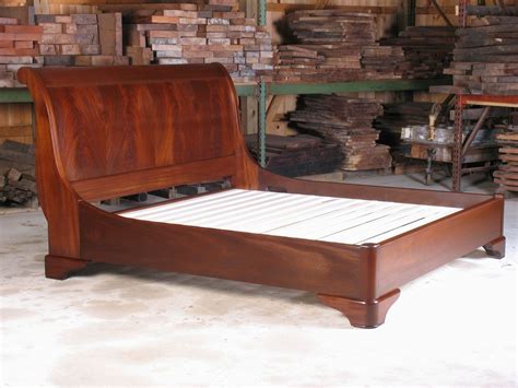 Sleigh Bed | Bed frame and headboard, Wood bed design, Wooden bed design