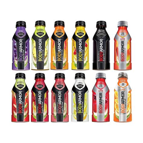 Bodyarmor Electrolyte Sports Superdrink, 12 Flavor Variety Pack, 16 ...