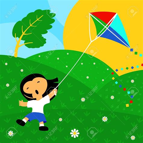 windy day clipart - Clipground